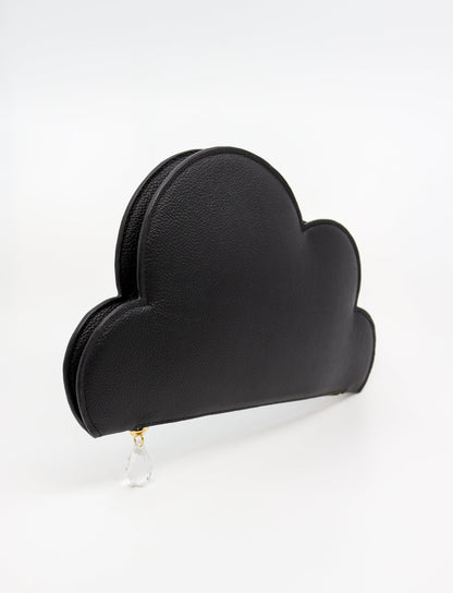 Leather Clutch Bag Cloud