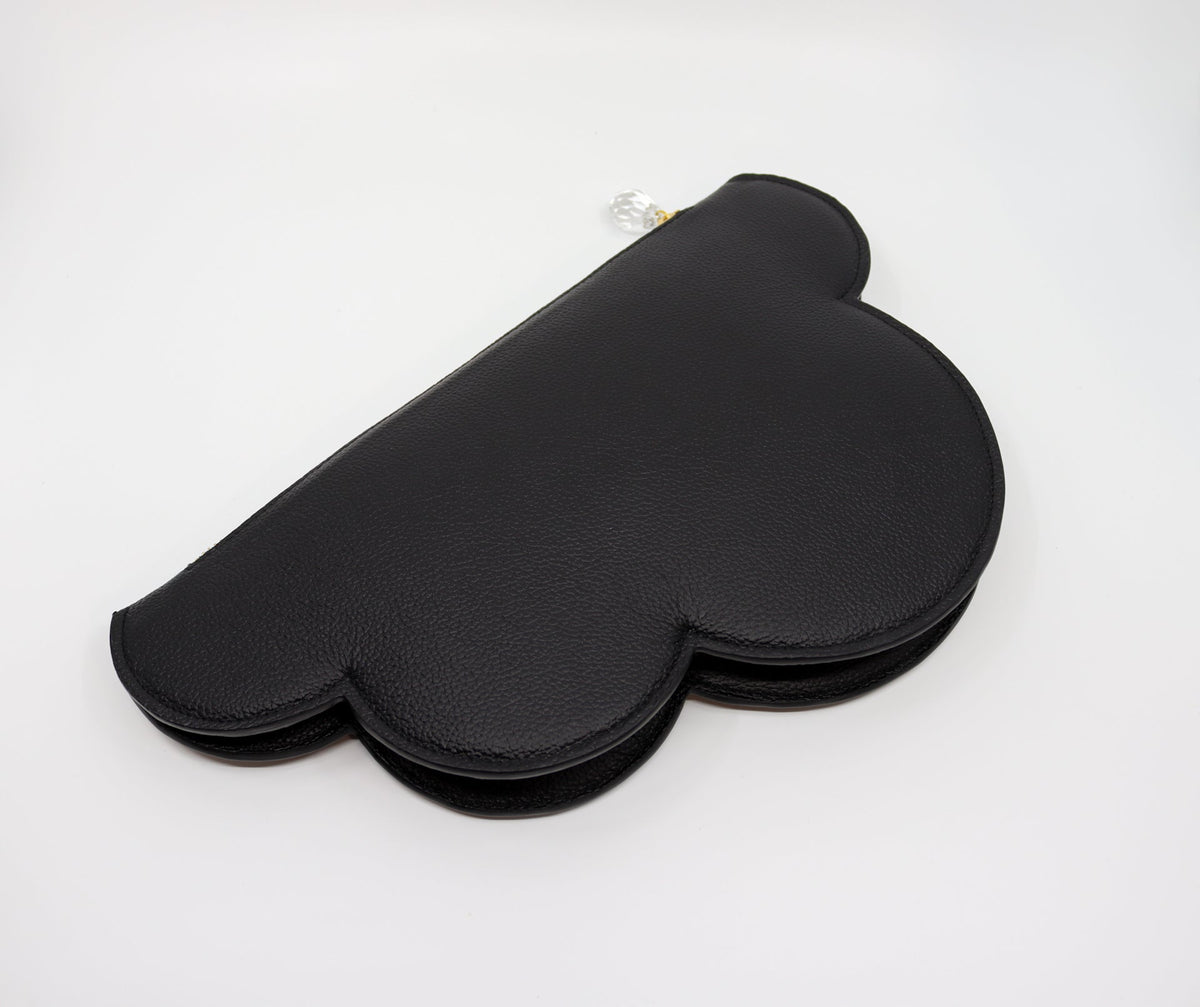 Leather Clutch Bag Cloud